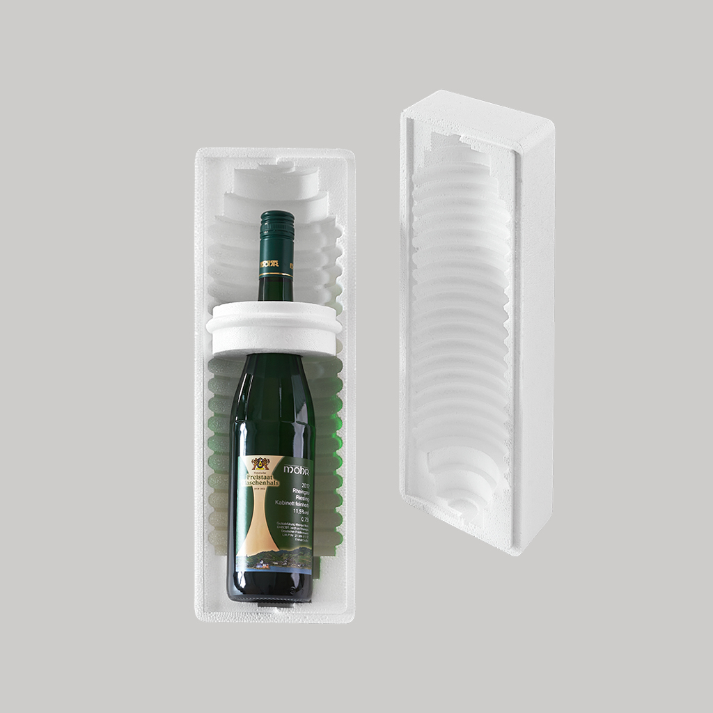 1er- Vario-Verpackung für verschiedene Flaschenformen bis 1 ltr.